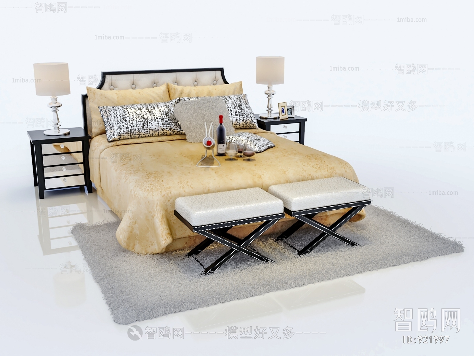 European Style Double Bed