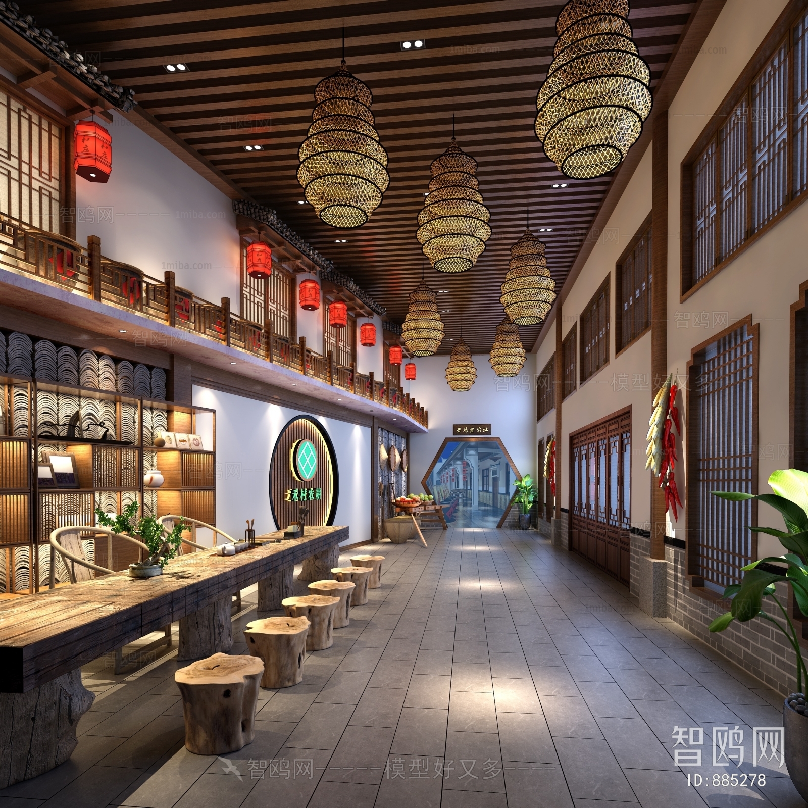 New Chinese Style Hotel Space