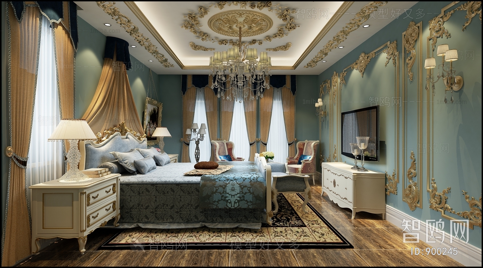 European Style Bedroom