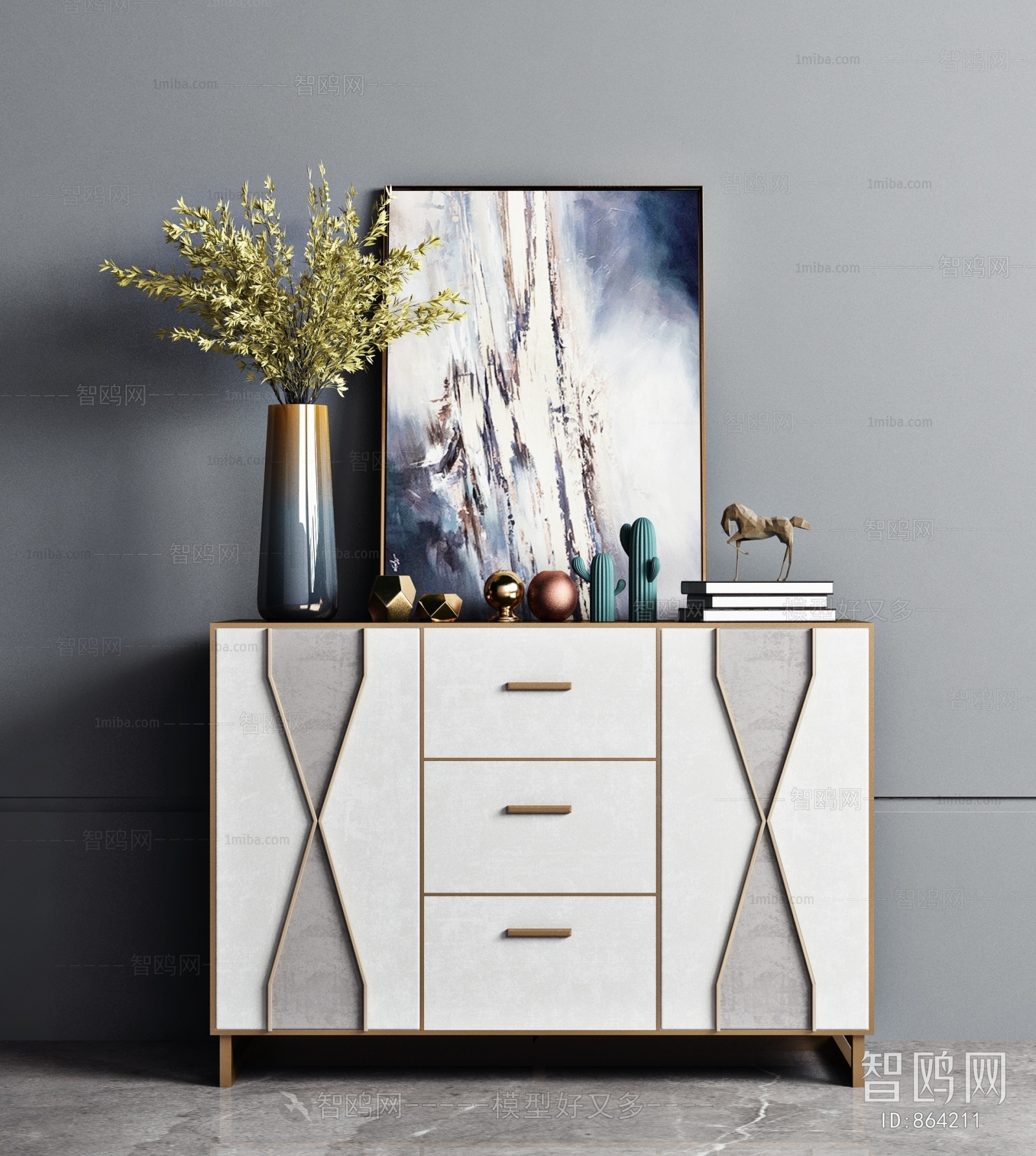 Modern Side Cabinet/Entrance Cabinet