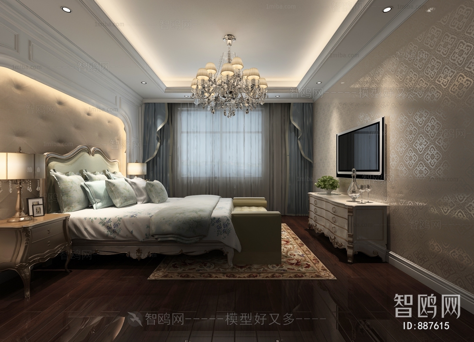 European Style Bedroom