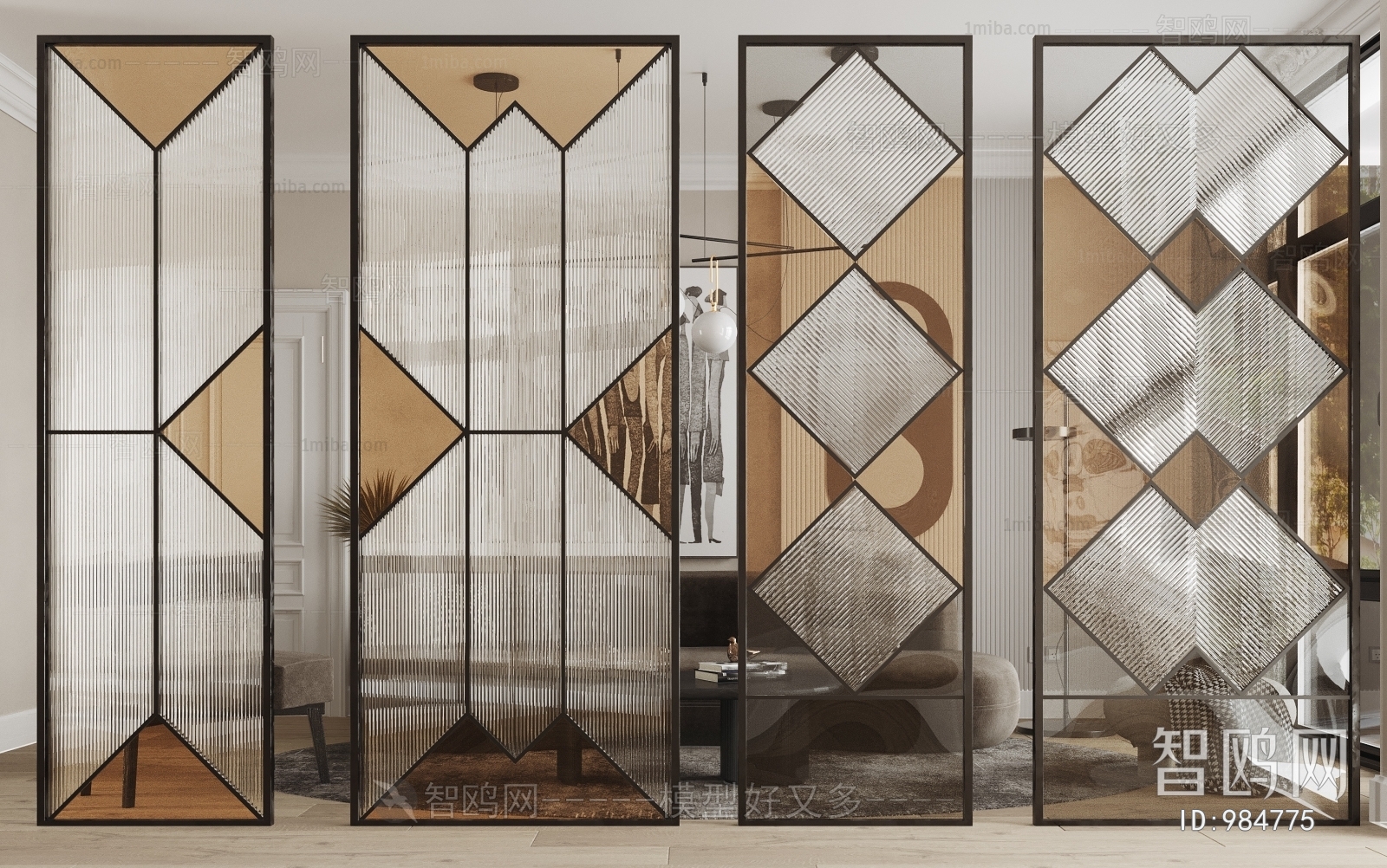 Modern Glass Screen Partition