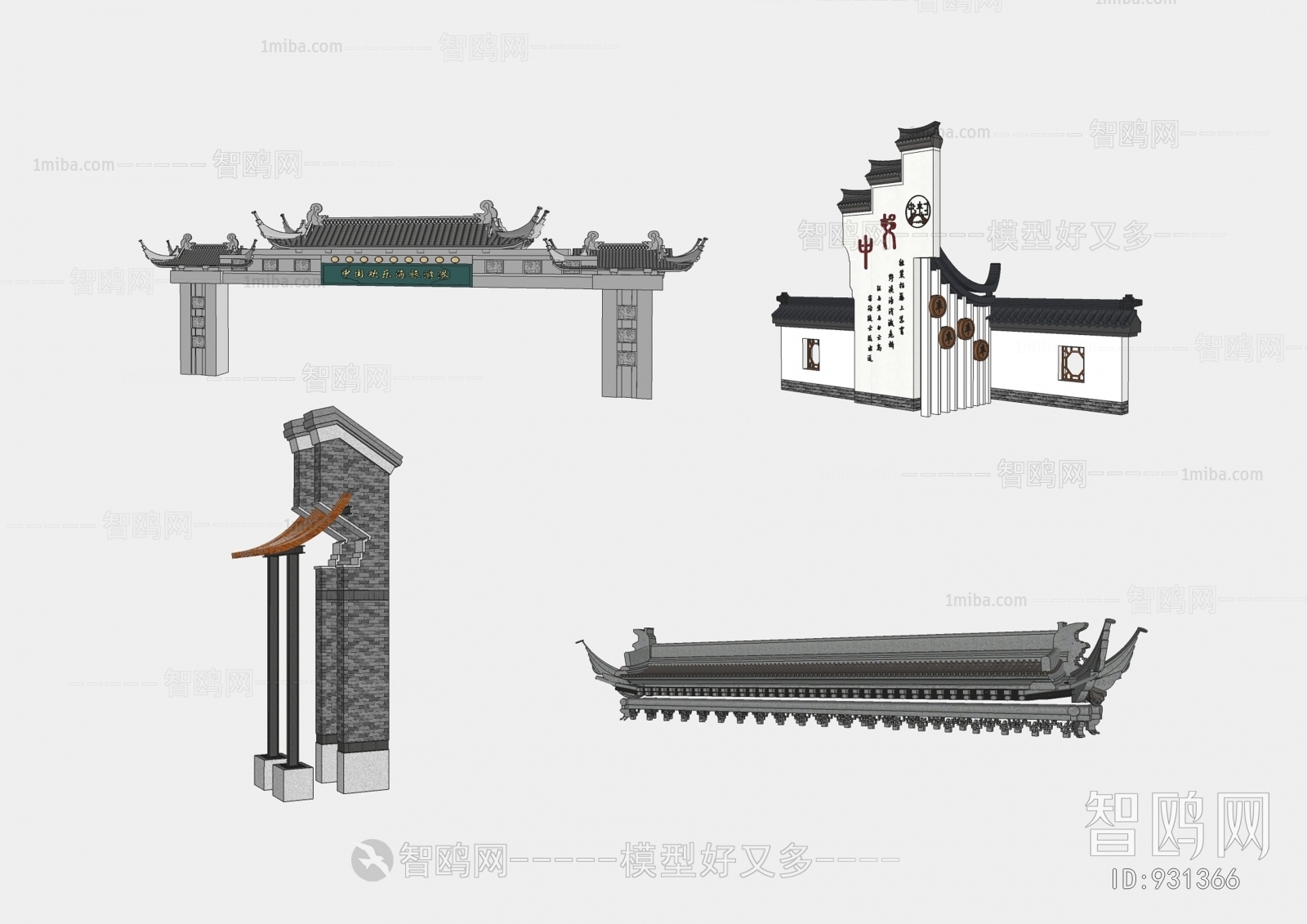 New Chinese Style Building Component