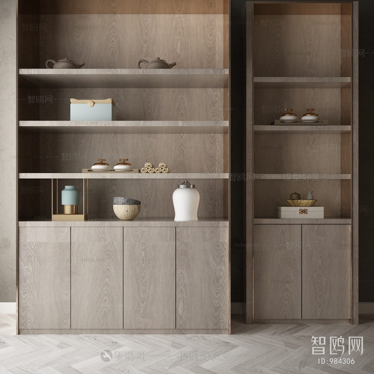 New Chinese Style Decorative Cabinet