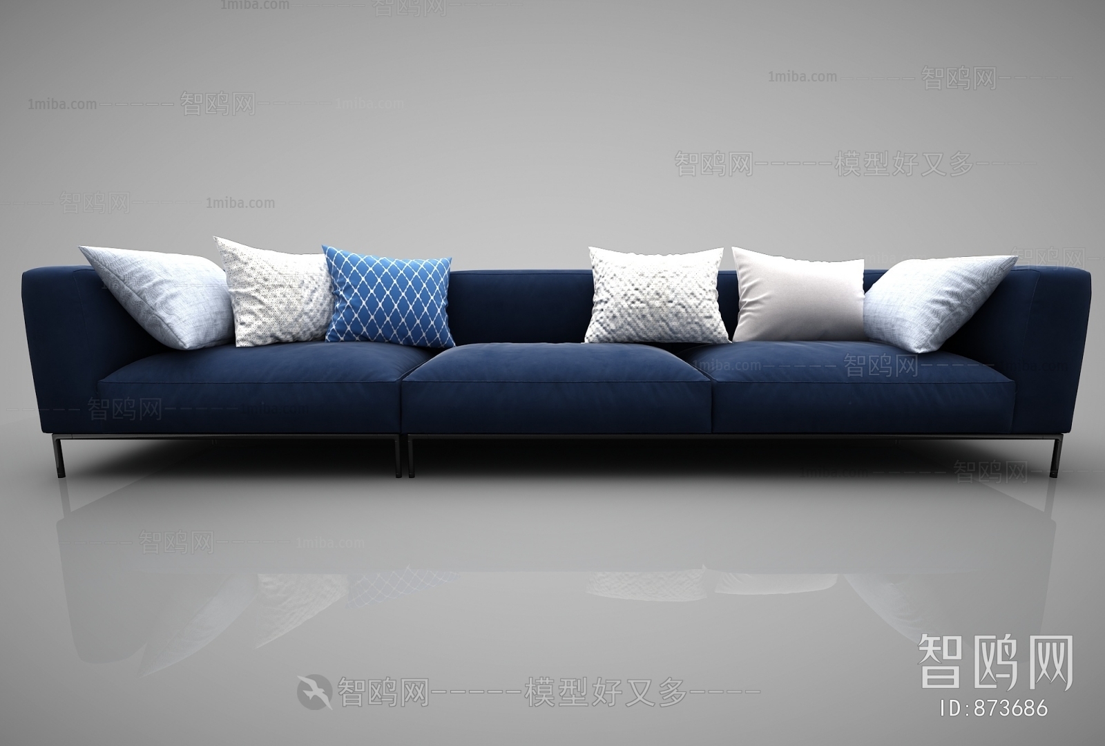 Modern Three-seat Sofa