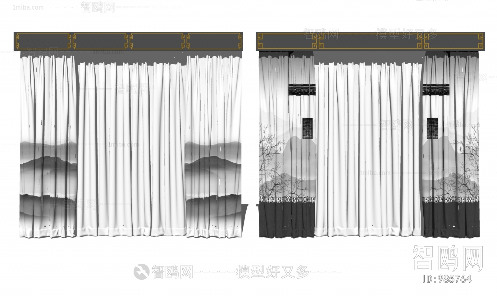 New Chinese Style The Curtain