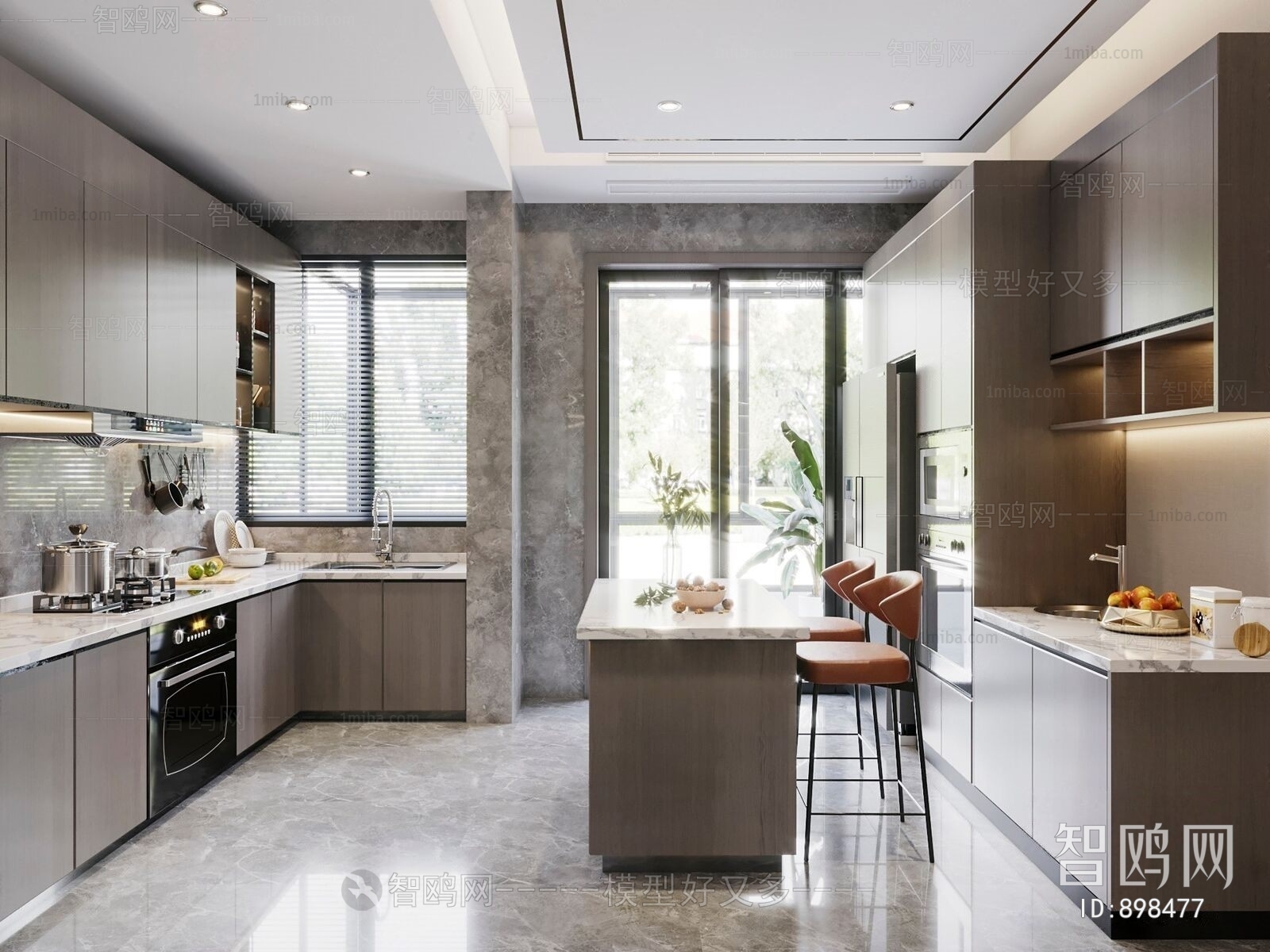 Modern Open Kitchen