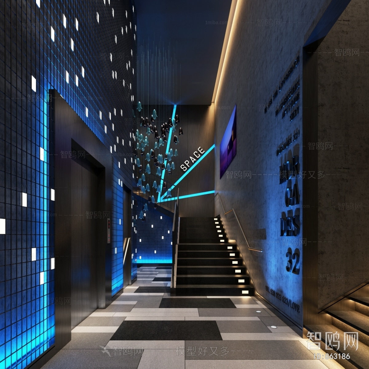 Modern Elevator Hall