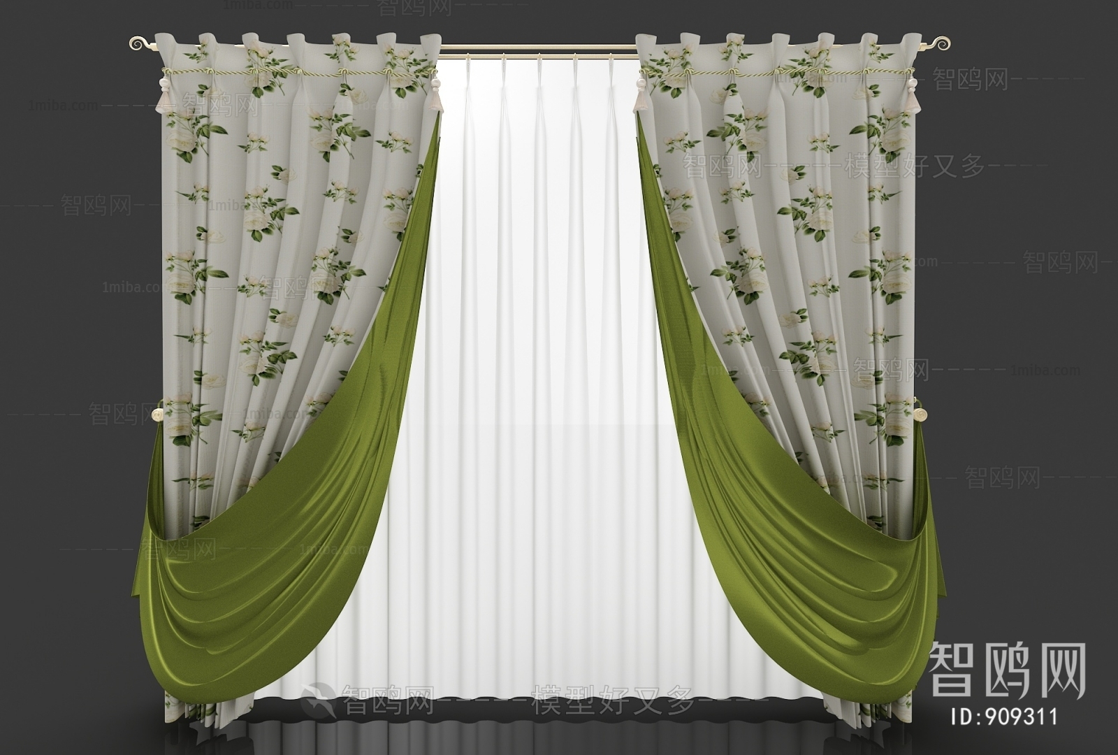 Simple European Style The Curtain