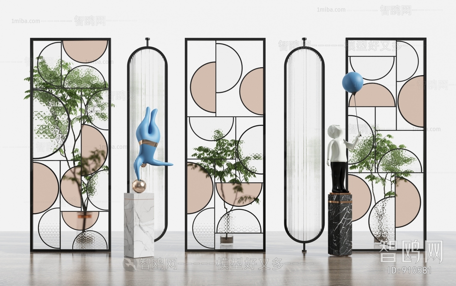 Modern Glass Screen Partition