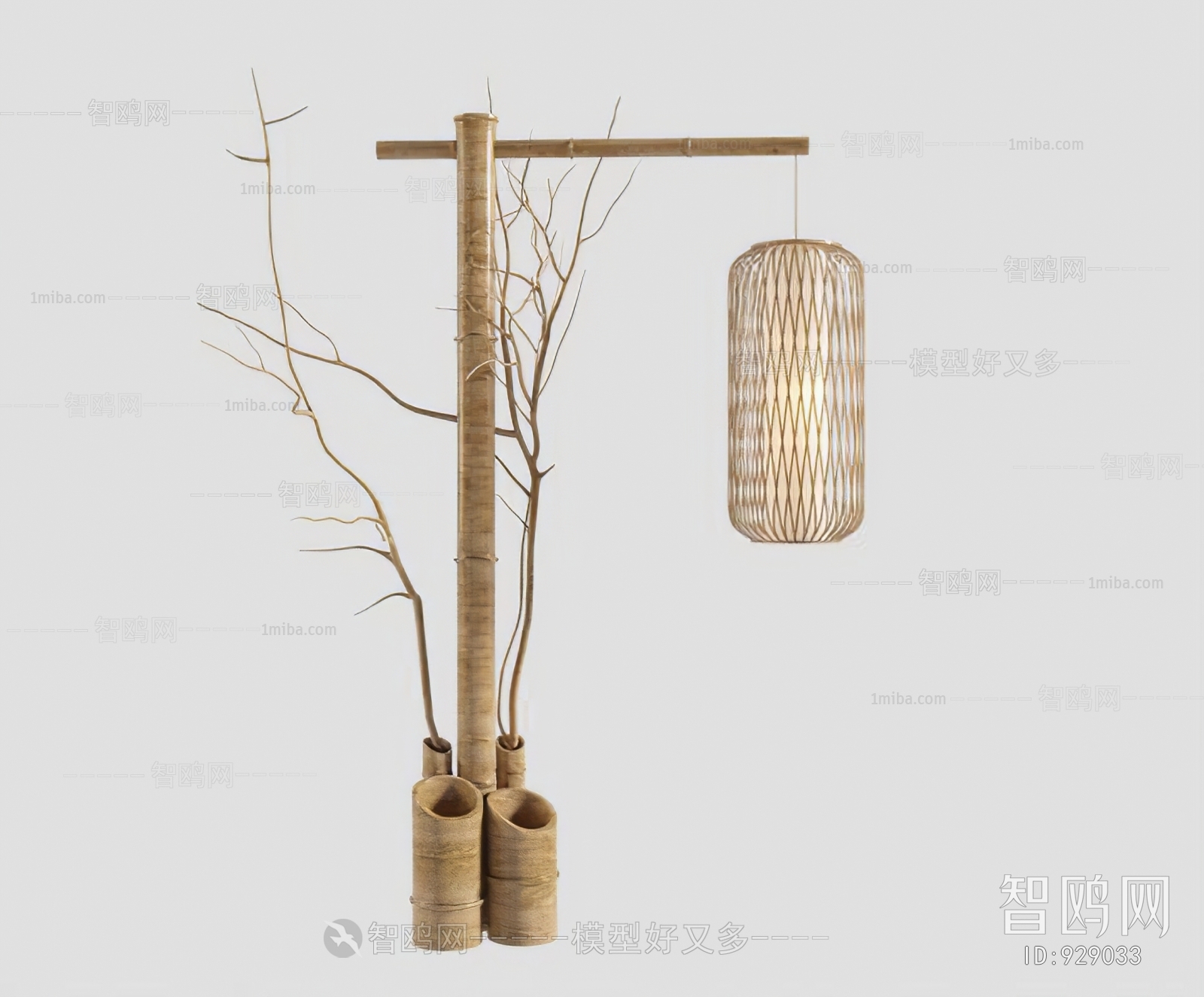 New Chinese Style Floor Lamp