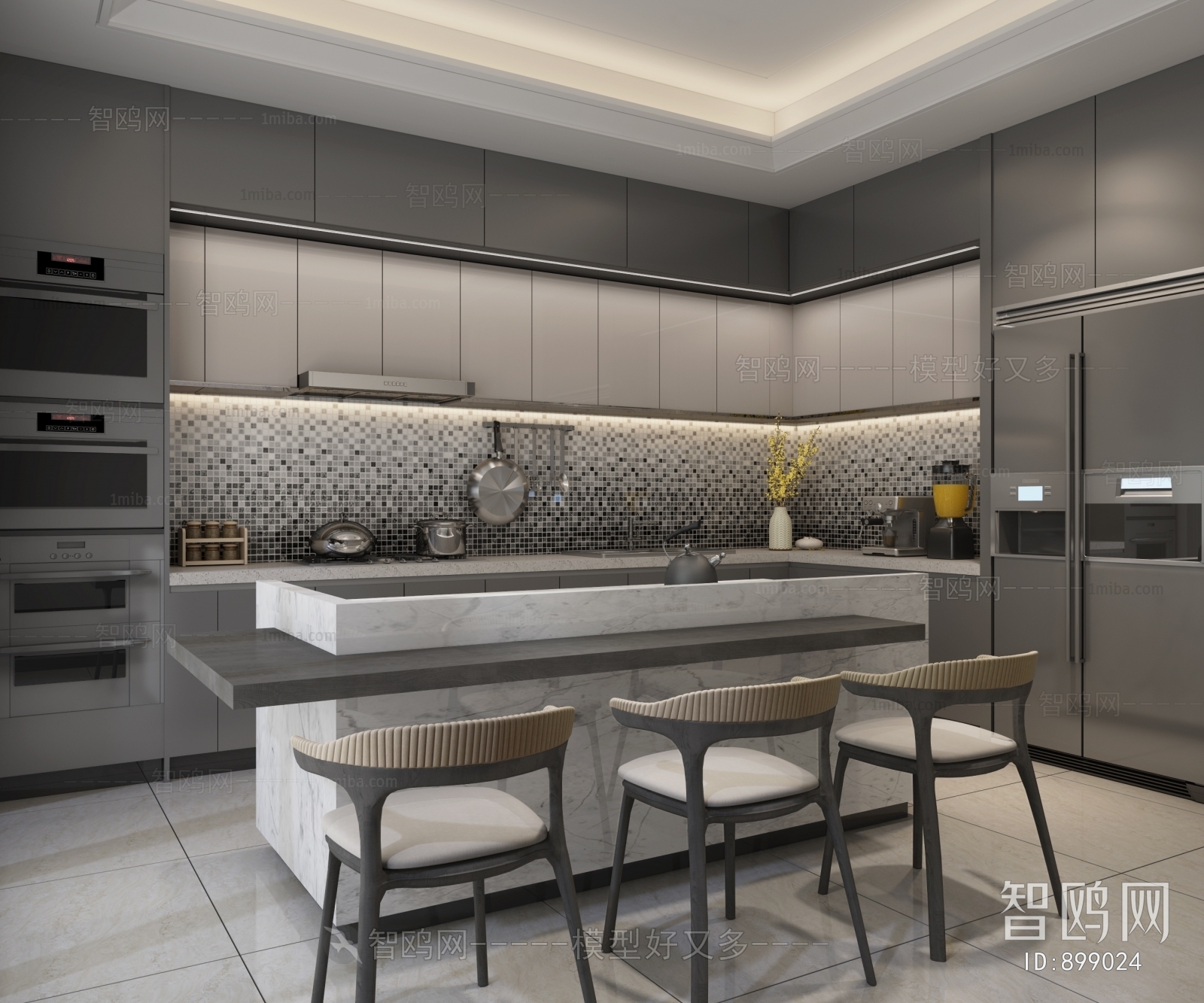 Modern Open Kitchen