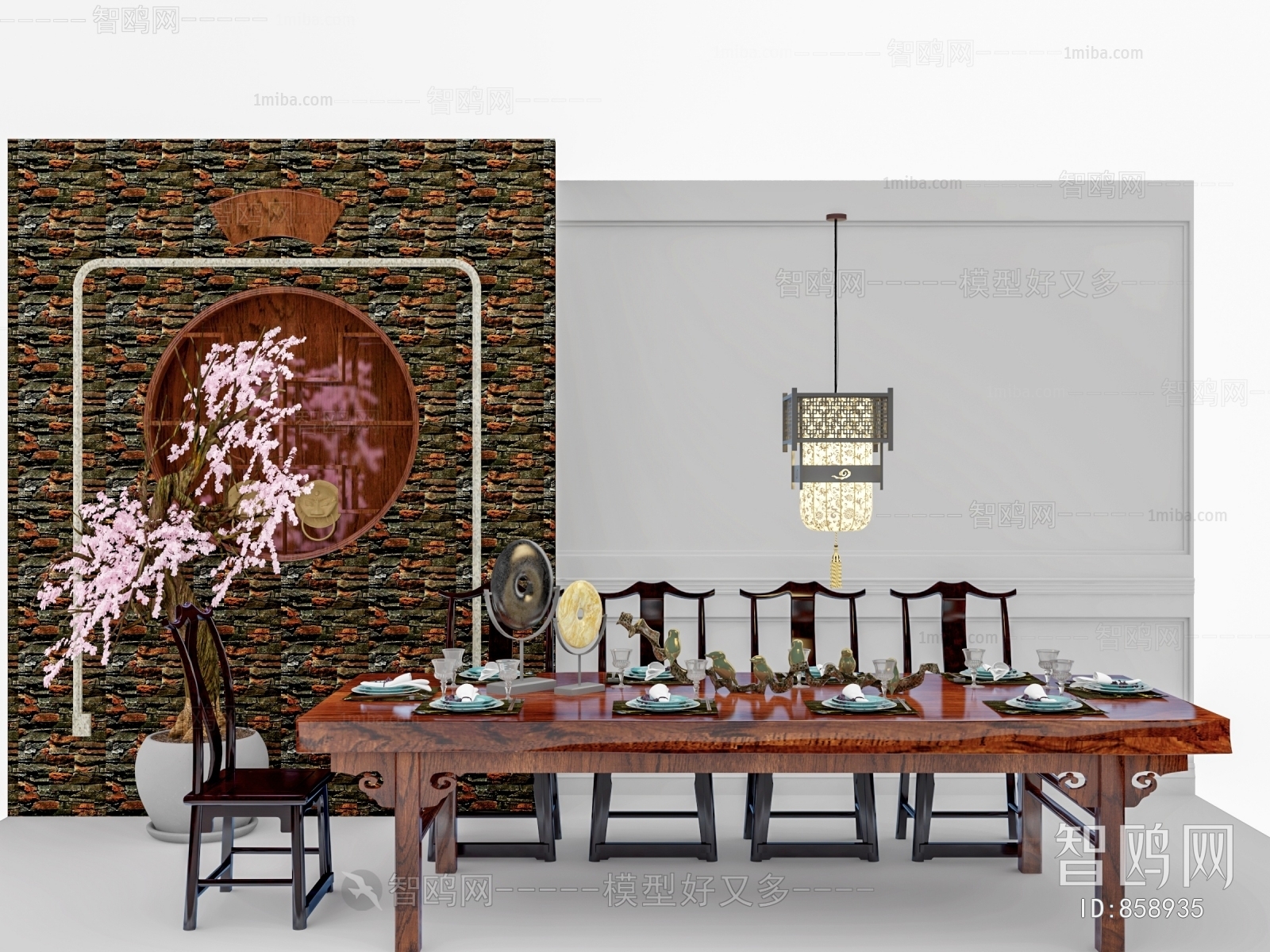 New Chinese Style Dining Table And Chairs