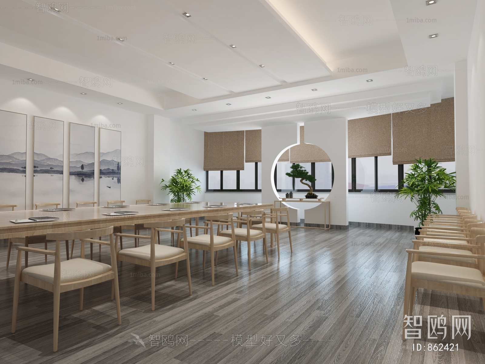 New Chinese Style Meeting Room