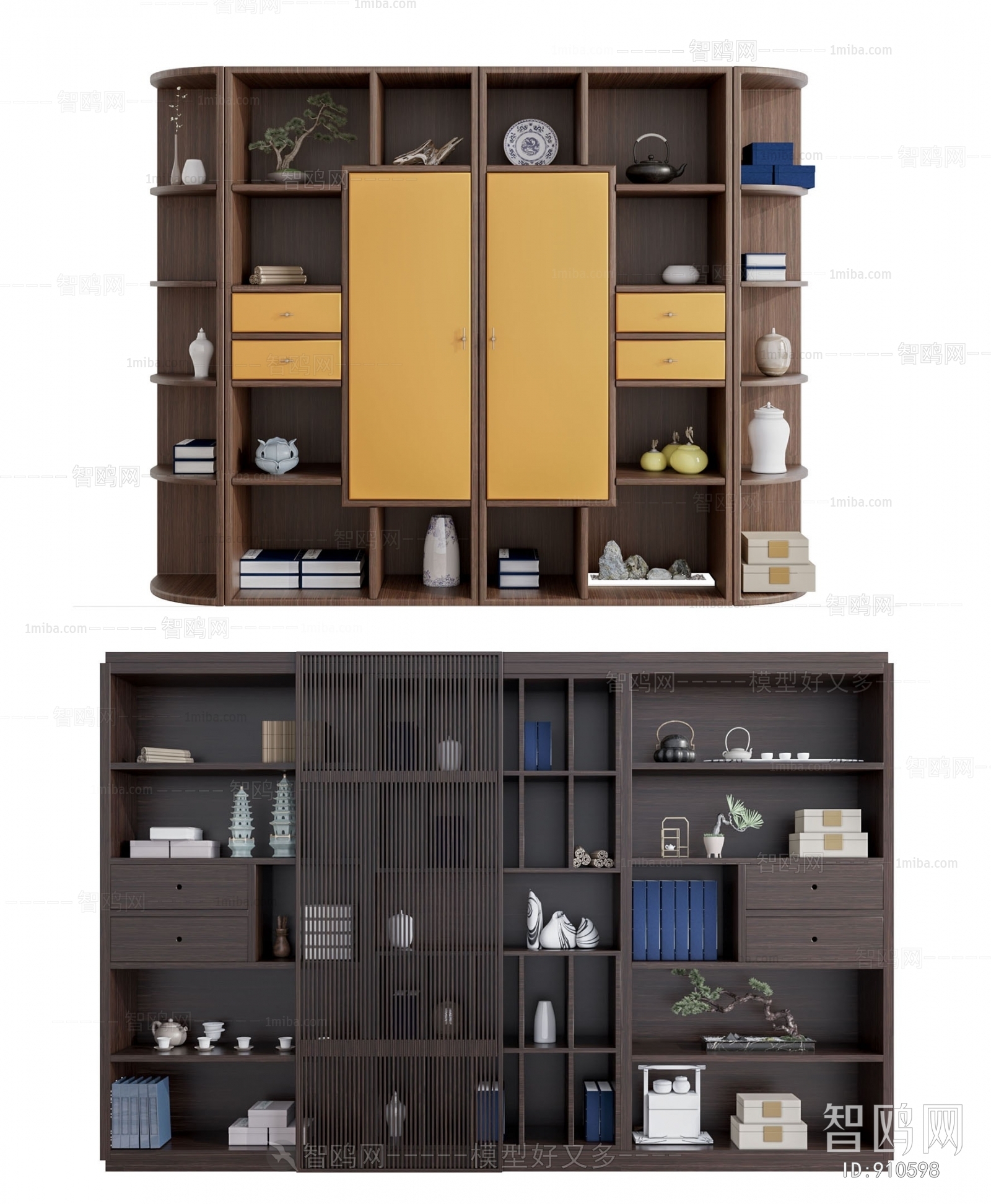 New Chinese Style Bookcase