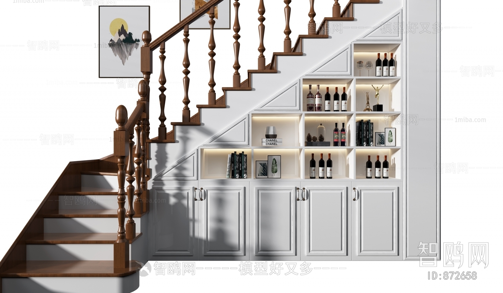 Simple European Style Stair Balustrade/elevator