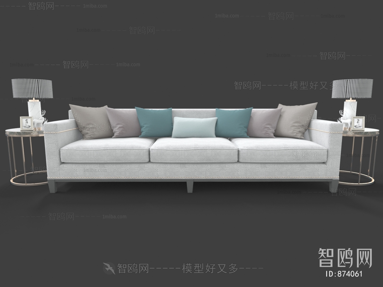 Modern Three-seat Sofa