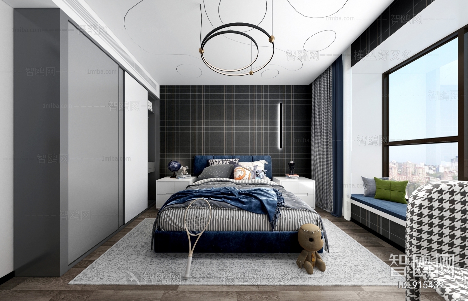 Modern Boy's Room And Son's Room