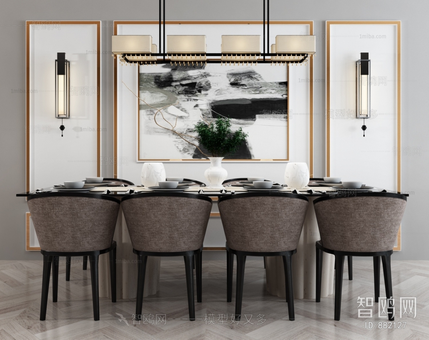 New Chinese Style Dining Table And Chairs