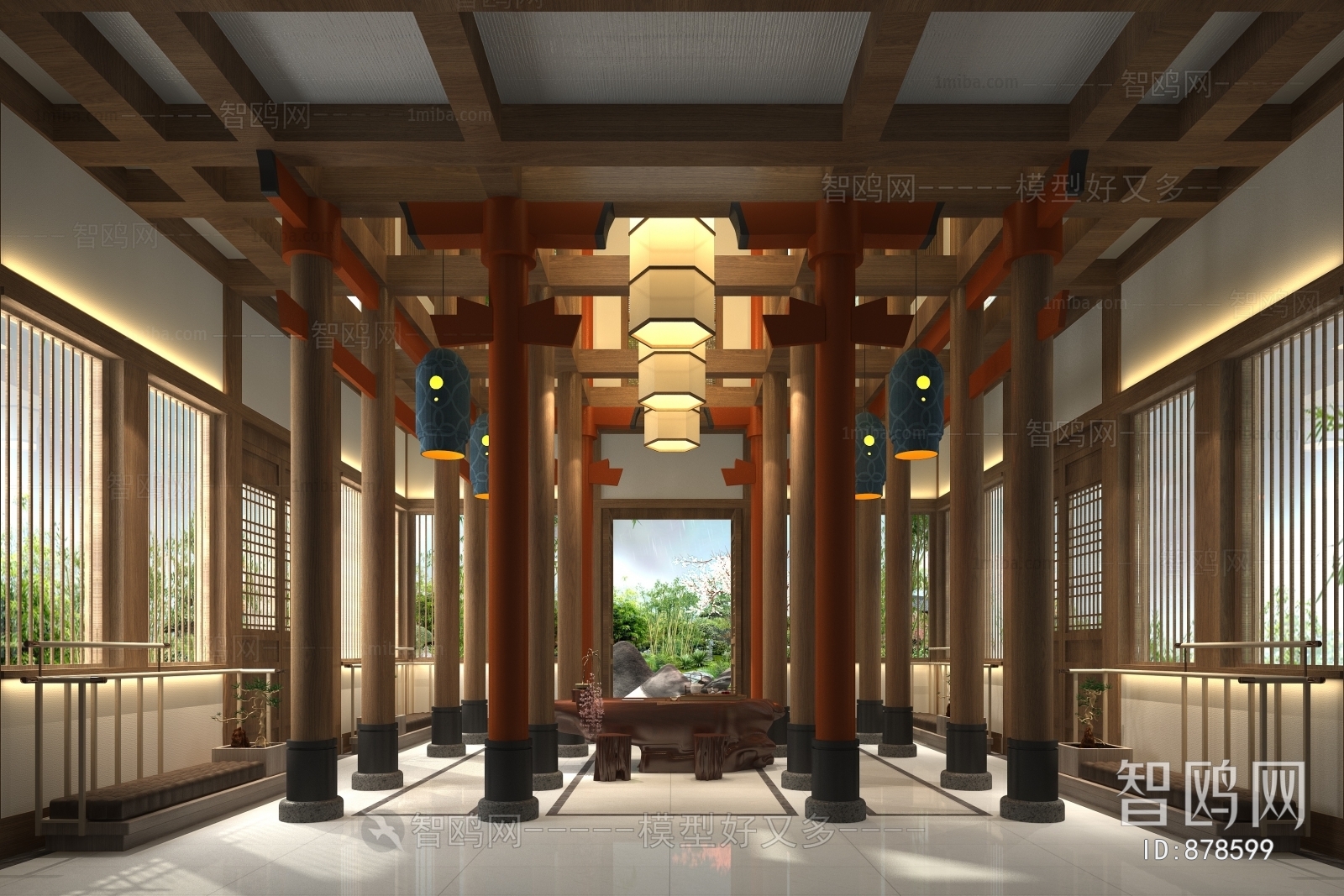 Japanese Style Lobby Hall