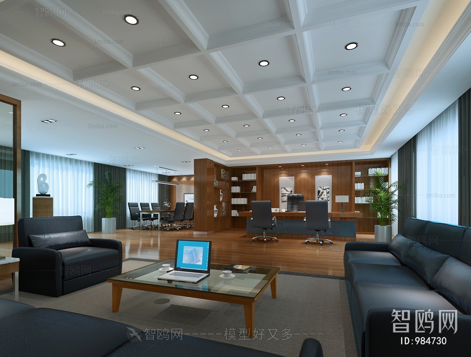 New Chinese Style Manager's Office