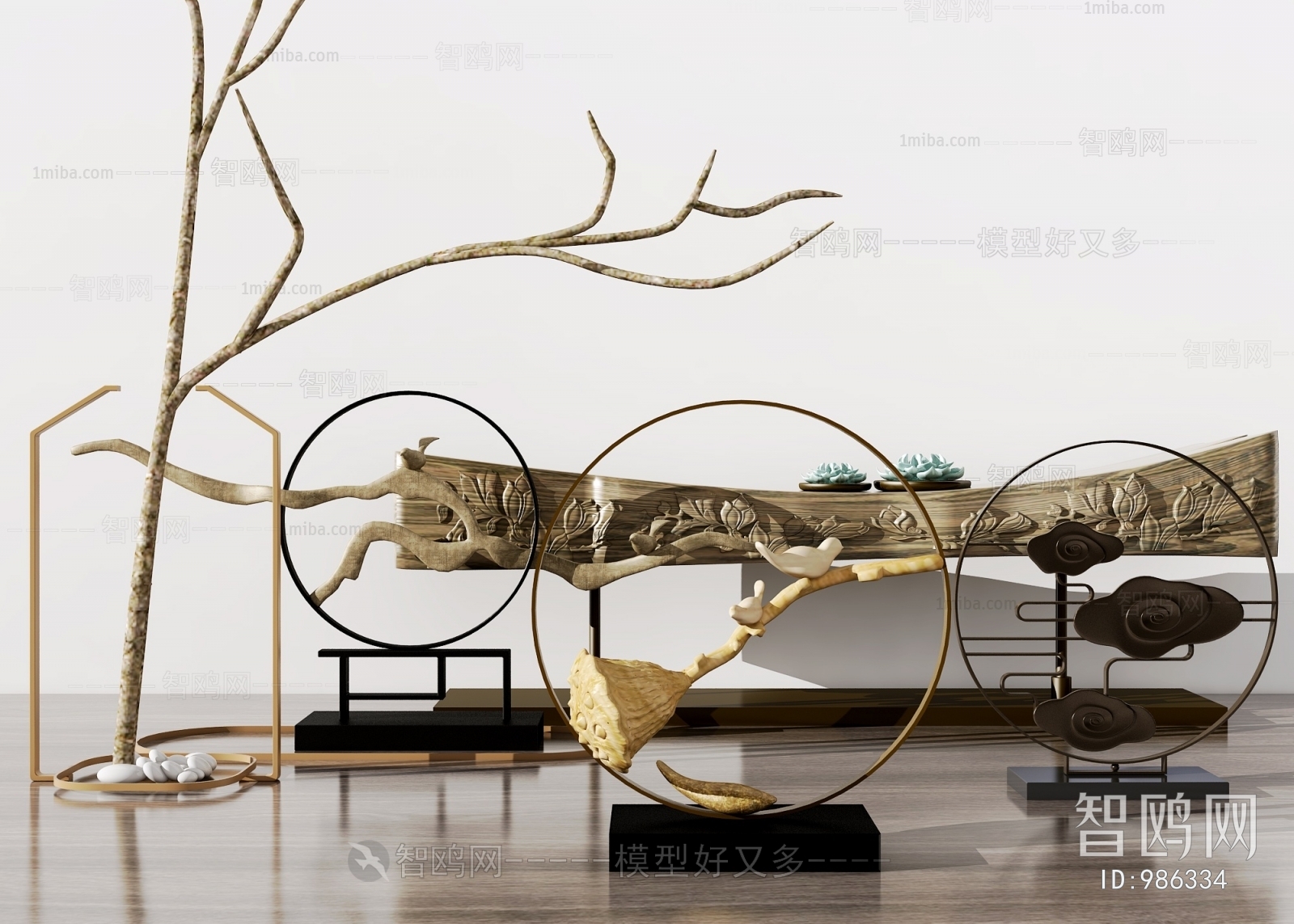 New Chinese Style Decorative Set