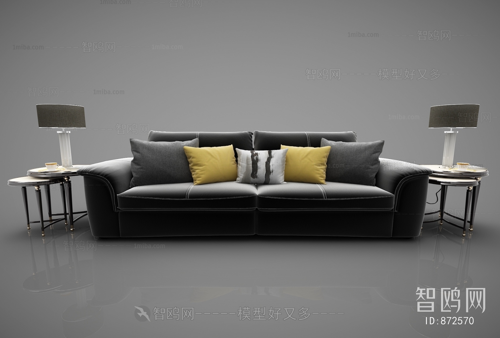 Modern Three-seat Sofa