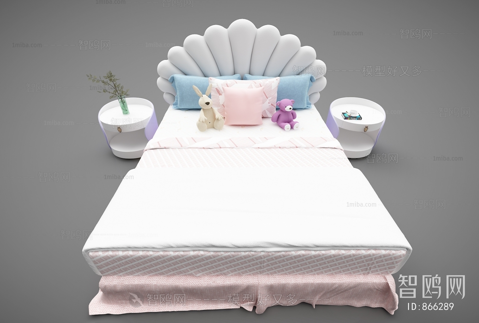 Simple European Style Child's Bed