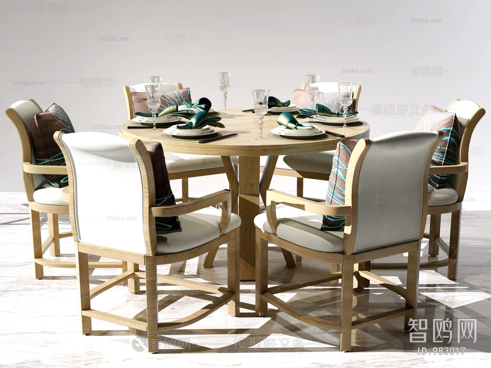 New Chinese Style Dining Table And Chairs