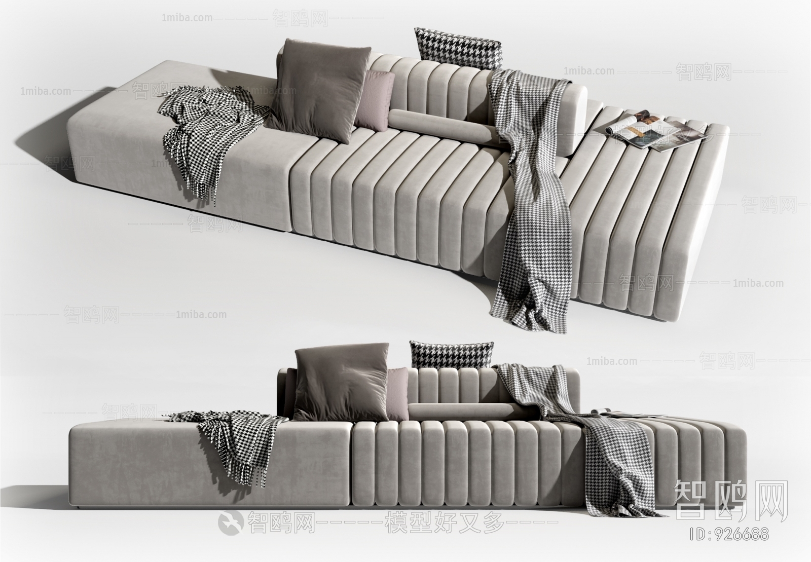 Modern Multi Person Sofa