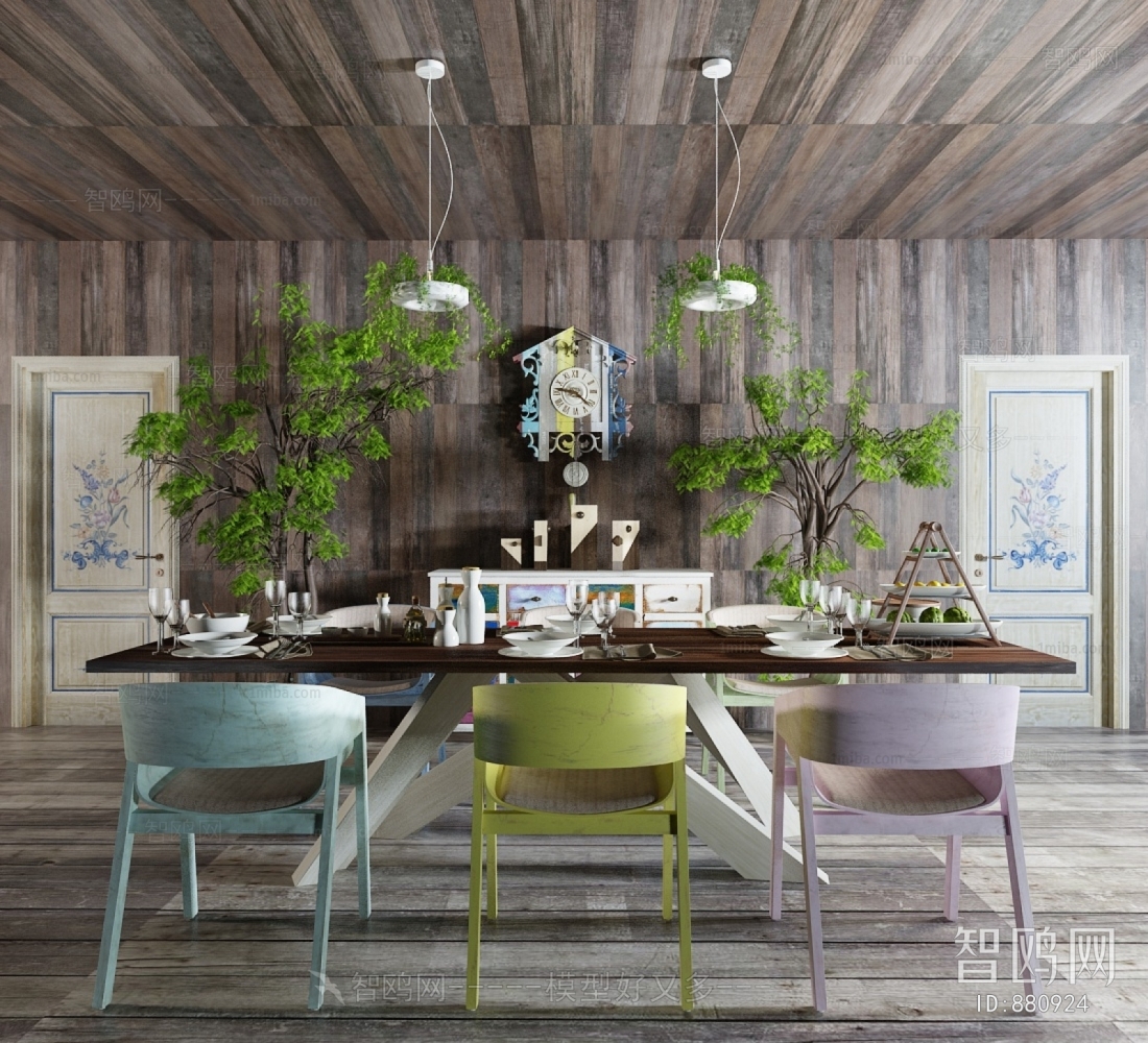 Nordic Style Dining Table And Chairs