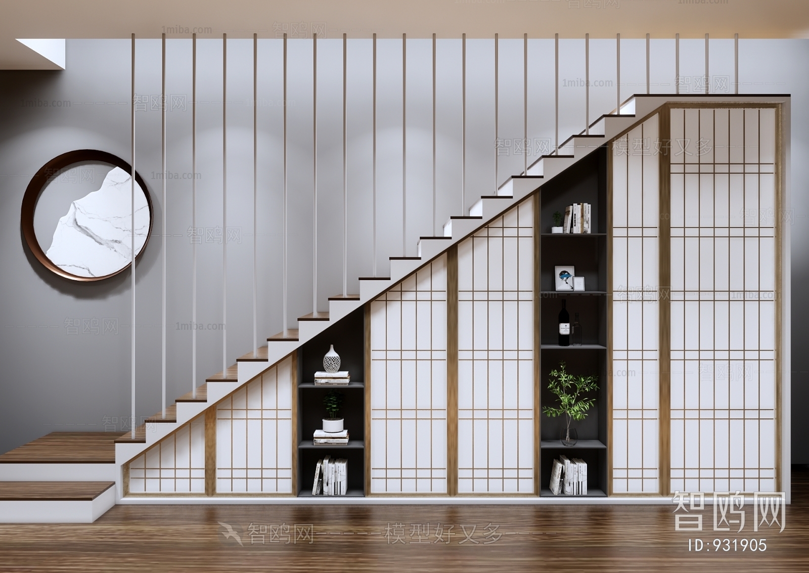 Japanese Style Stair Balustrade/elevator