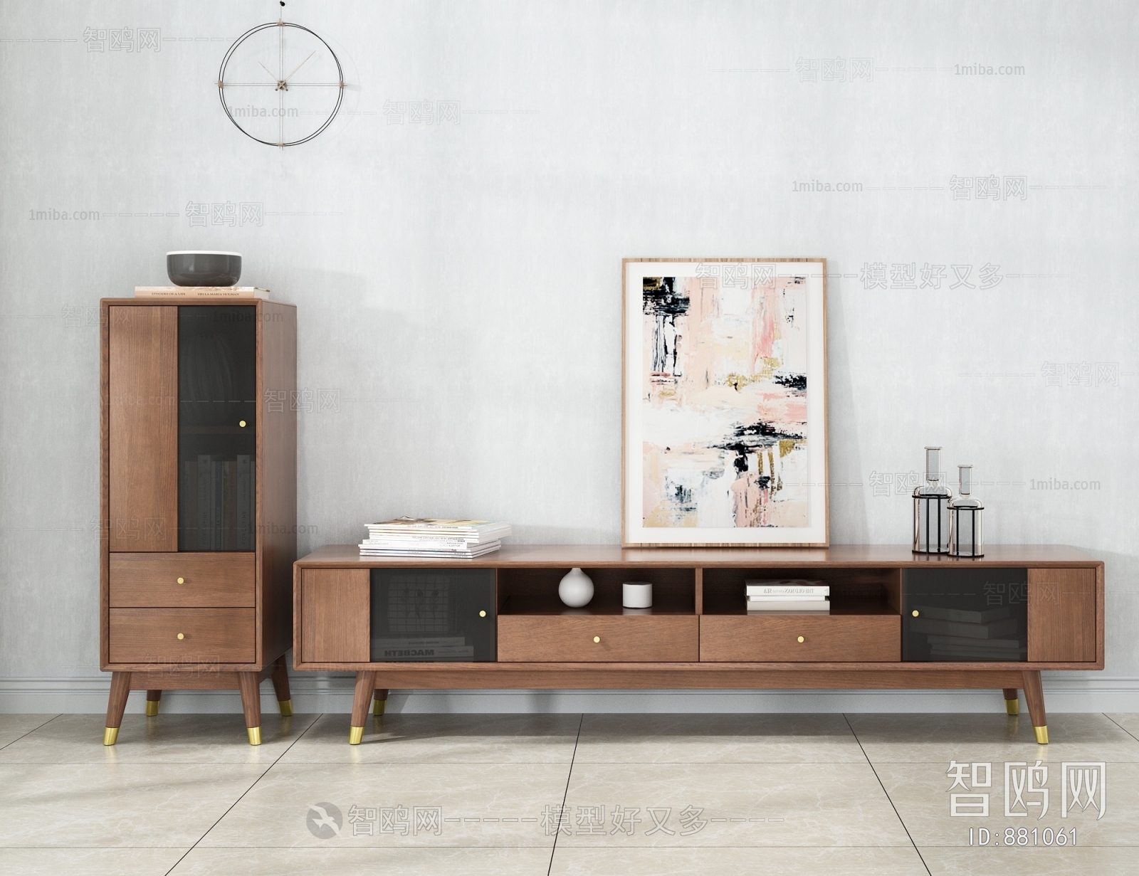 Nordic Style TV Cabinet