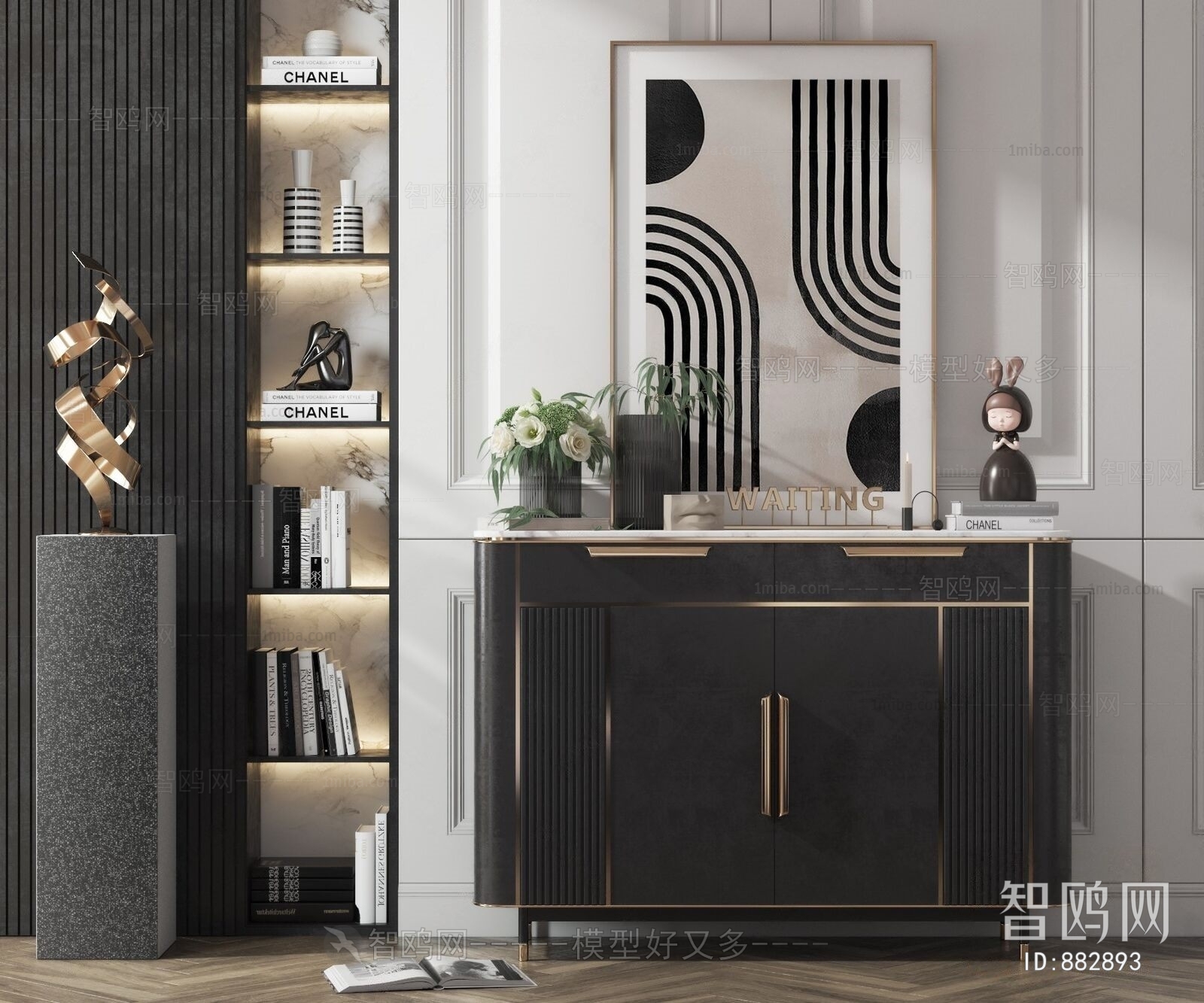 Modern Side Cabinet/Entrance Cabinet