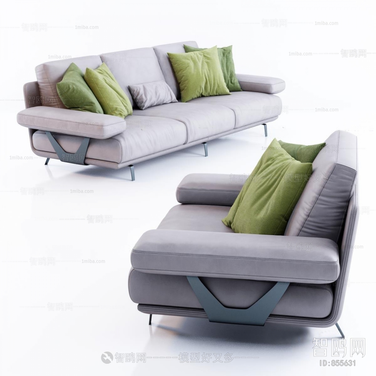 Modern Three-seat Sofa