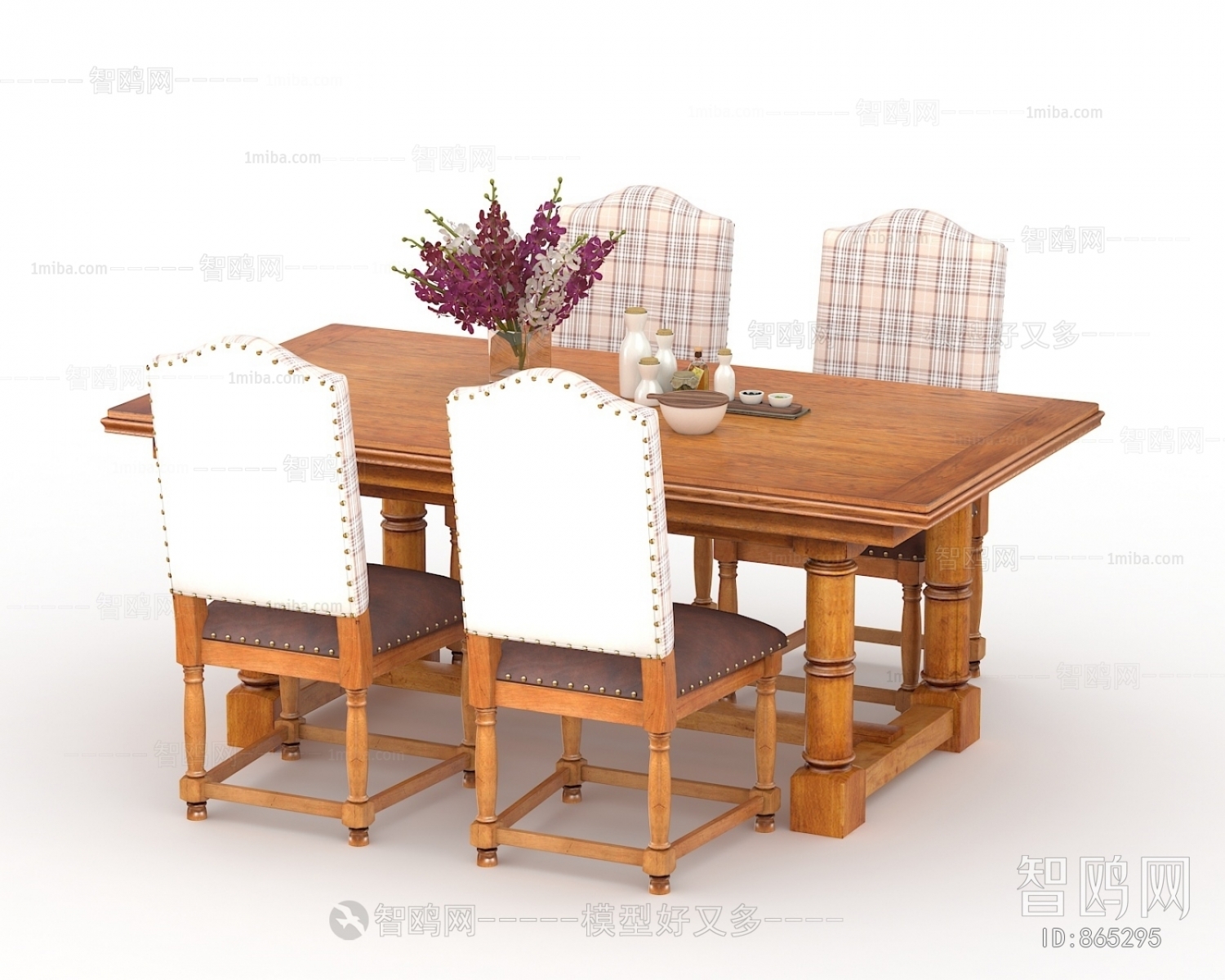 American Style Dining Table And Chairs