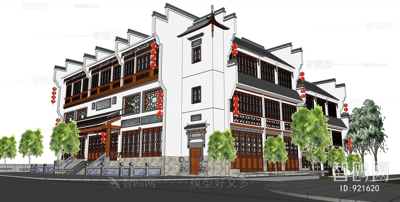 Chinese Style Building Appearance