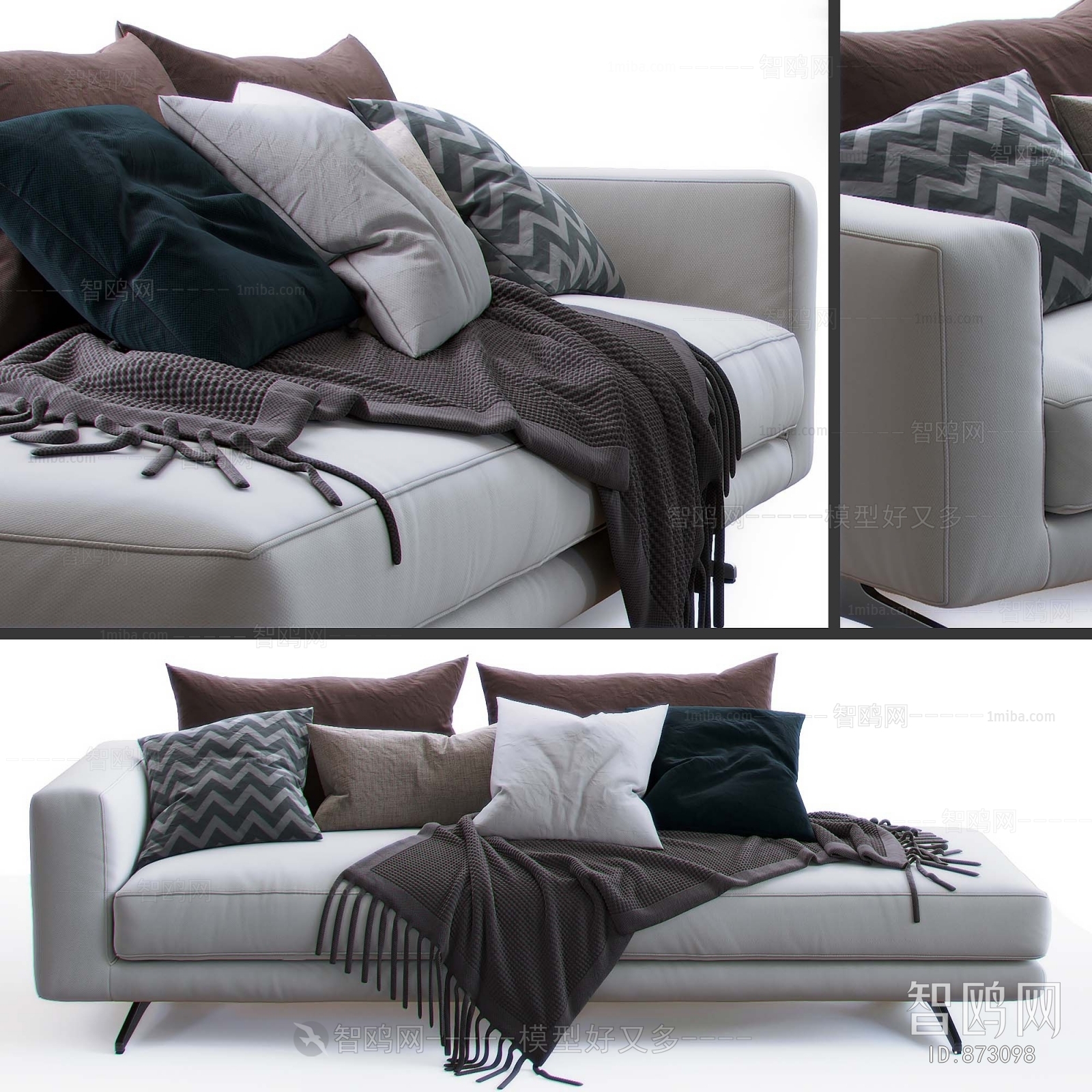 Modern Multi Person Sofa