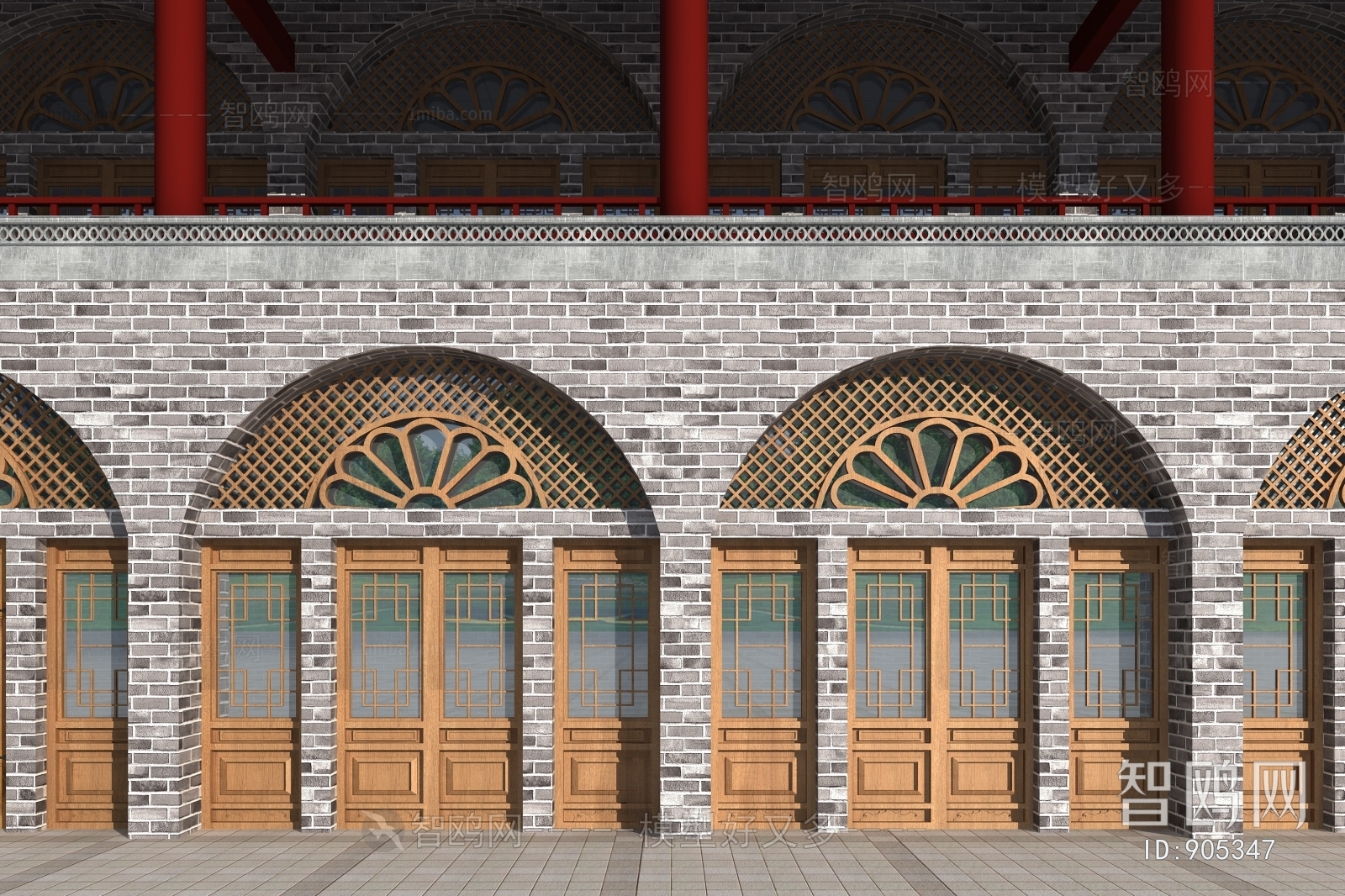 Chinese Style Facade Element