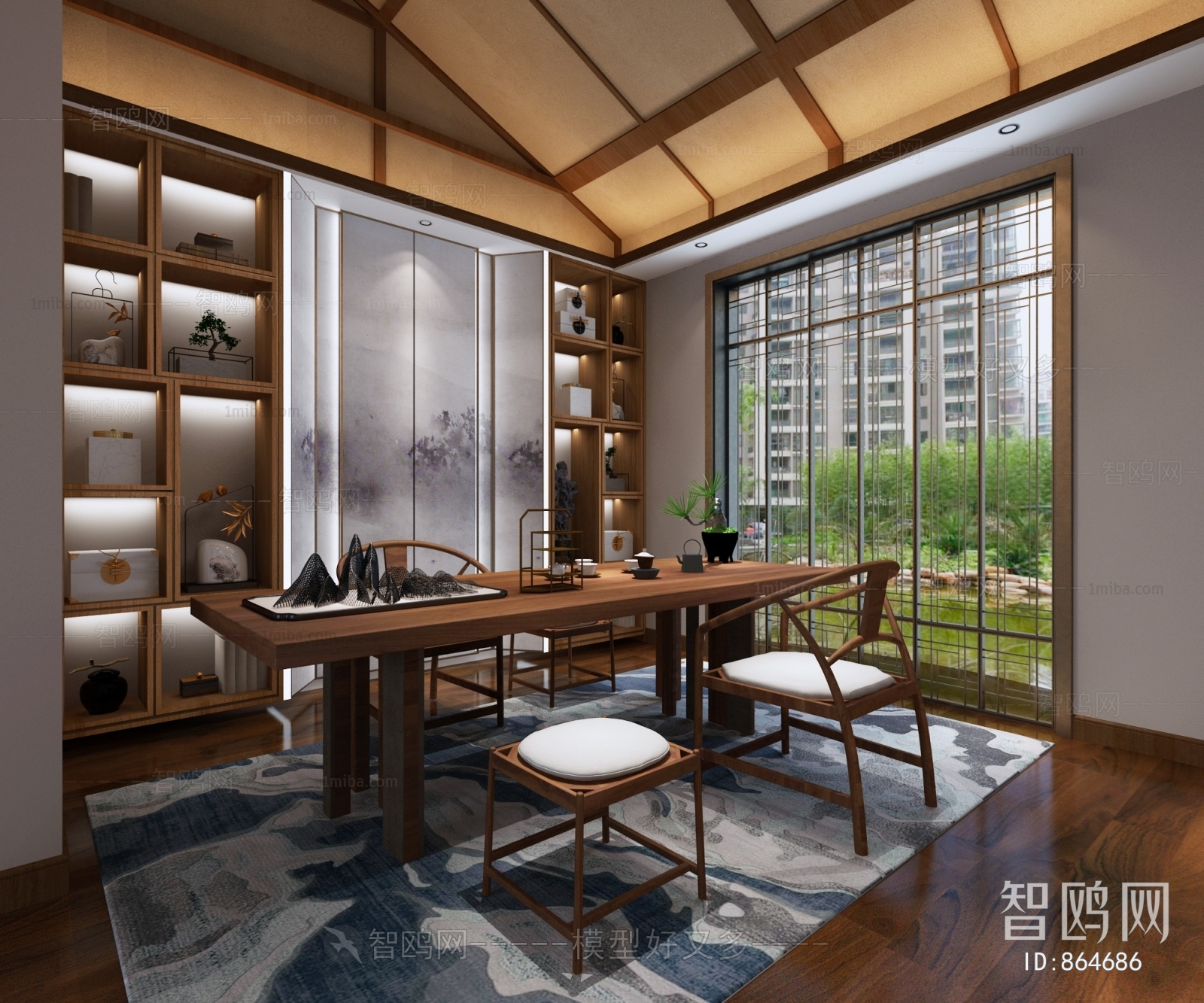 New Chinese Style Tea House