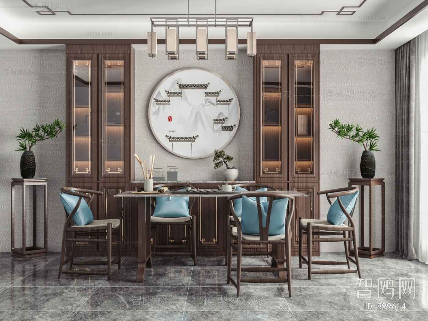 New Chinese Style Dining Room