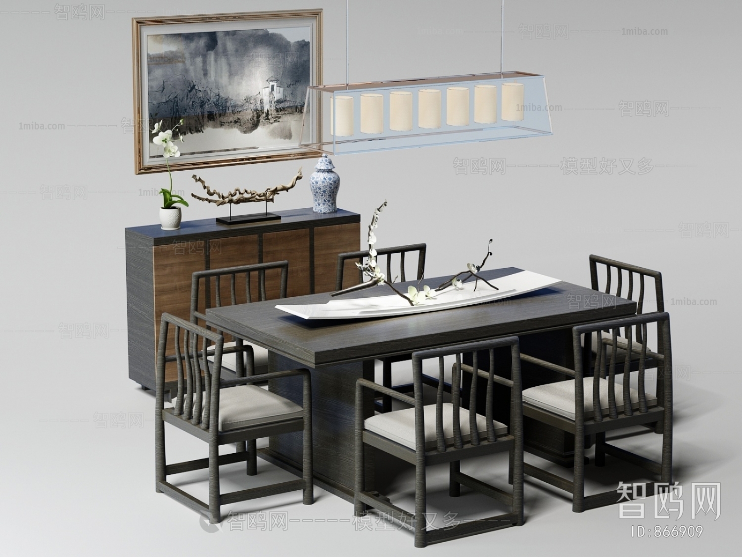 New Chinese Style Dining Table And Chairs