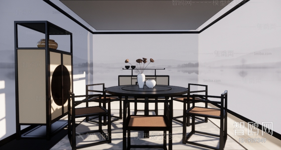 New Chinese Style Dining Table And Chairs