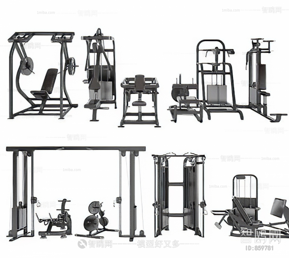 Modern Fitness Equipment