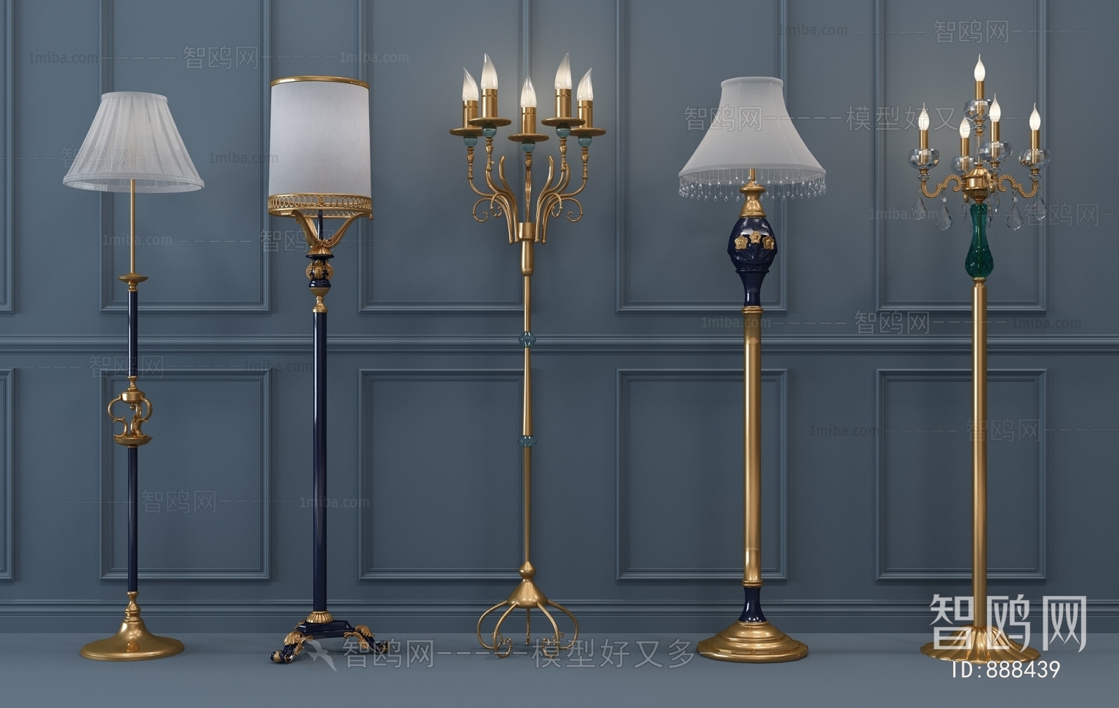 Simple European Style Floor Lamp