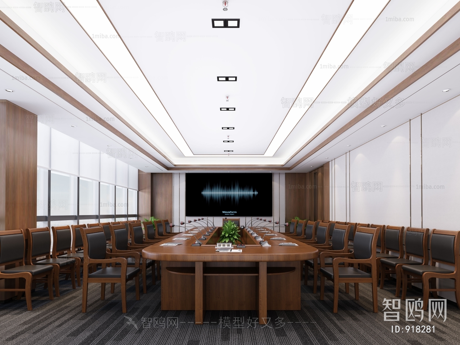 New Chinese Style Meeting Room