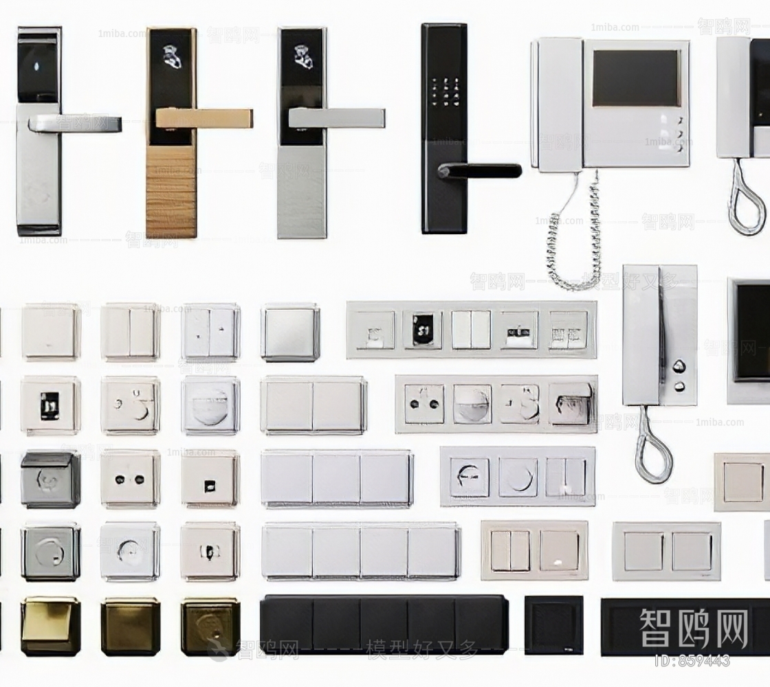 Modern Switch Socket Panel