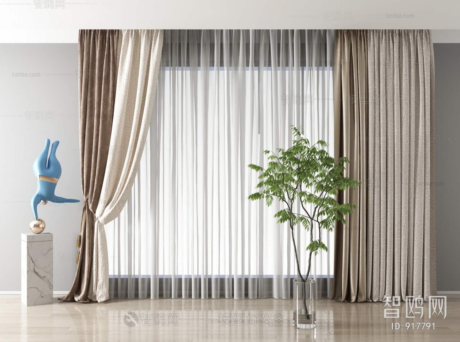 Modern The Curtain