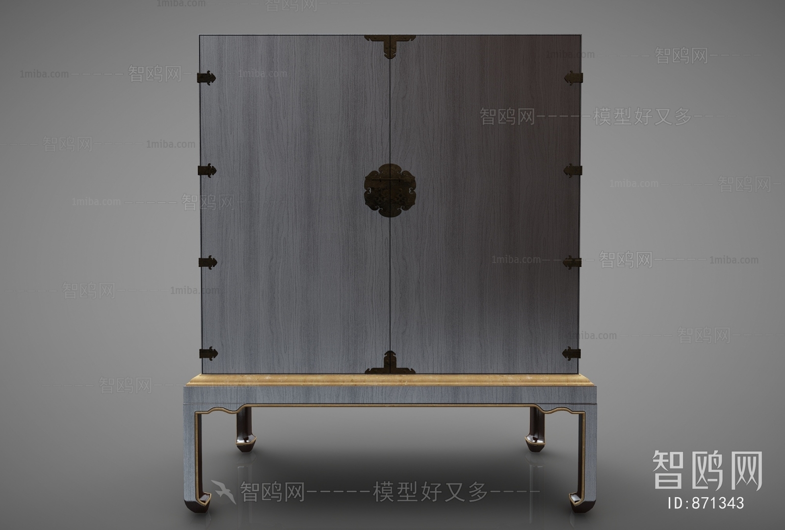 New Chinese Style Decorative Cabinet