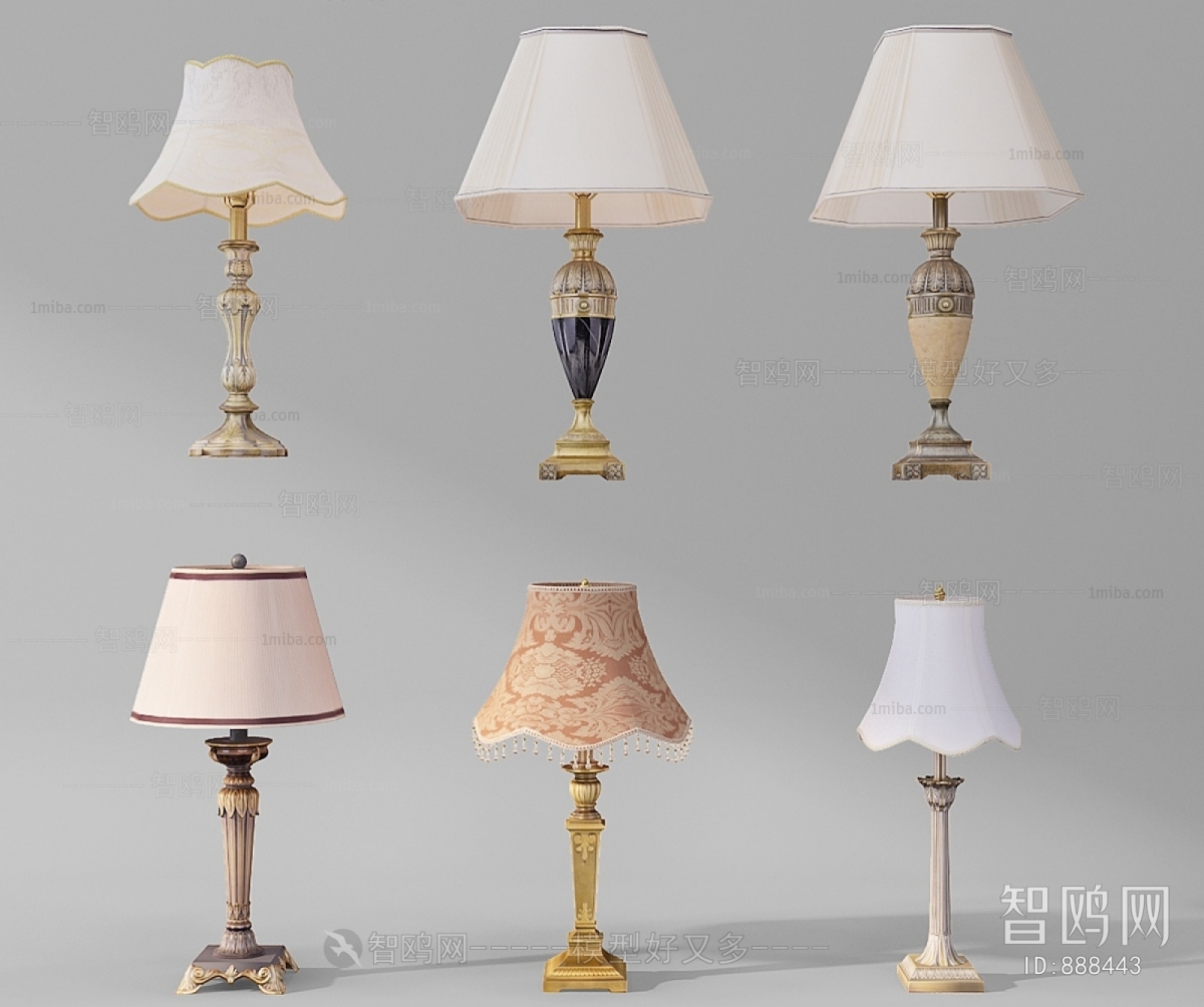 Simple European Style Table Lamp